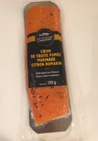 Coeur de truite fumée marinade citron romarin