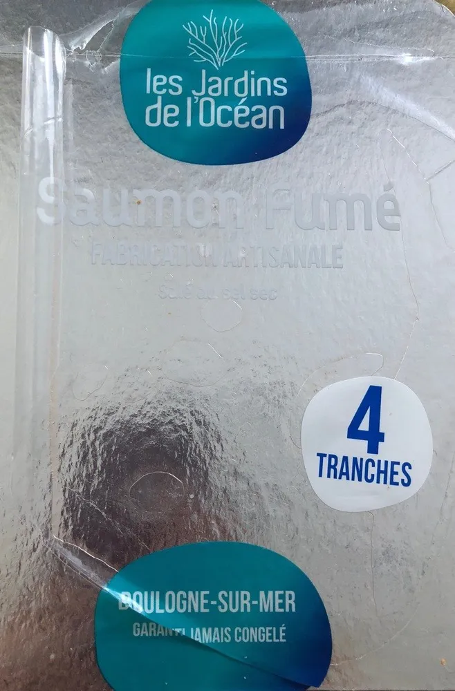 Saumon fumé salé au sel sec