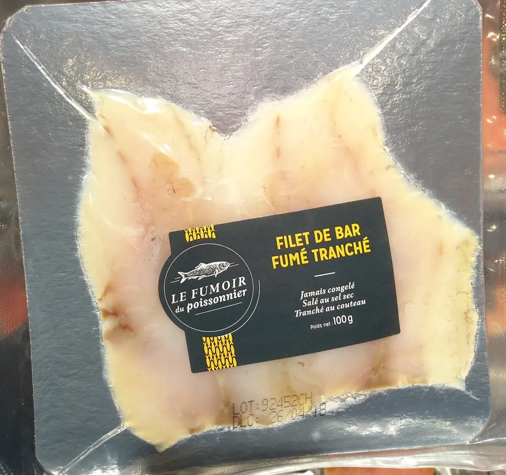 Filet de Bar Fumé Tranché