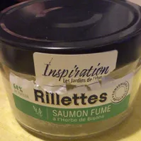 Rillettes de saumon fumé à l'herbe de bisons