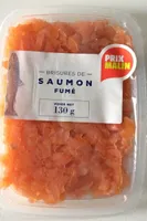Brisures de saumon fumé