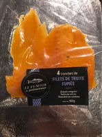 Filets de truite fumée
