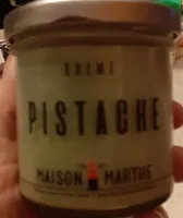 Crème pistache  maison marthe