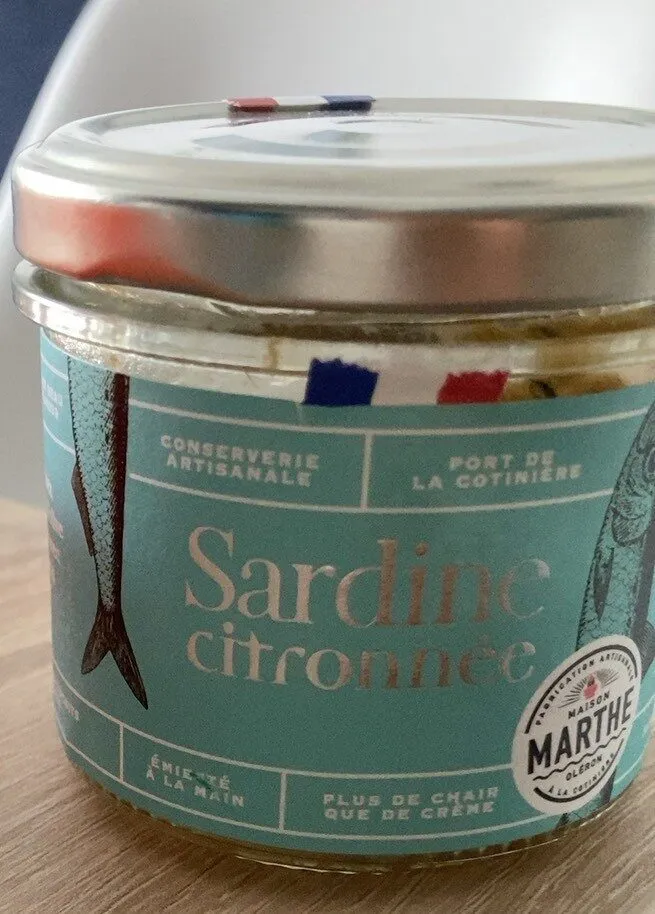 Sardine citronnée