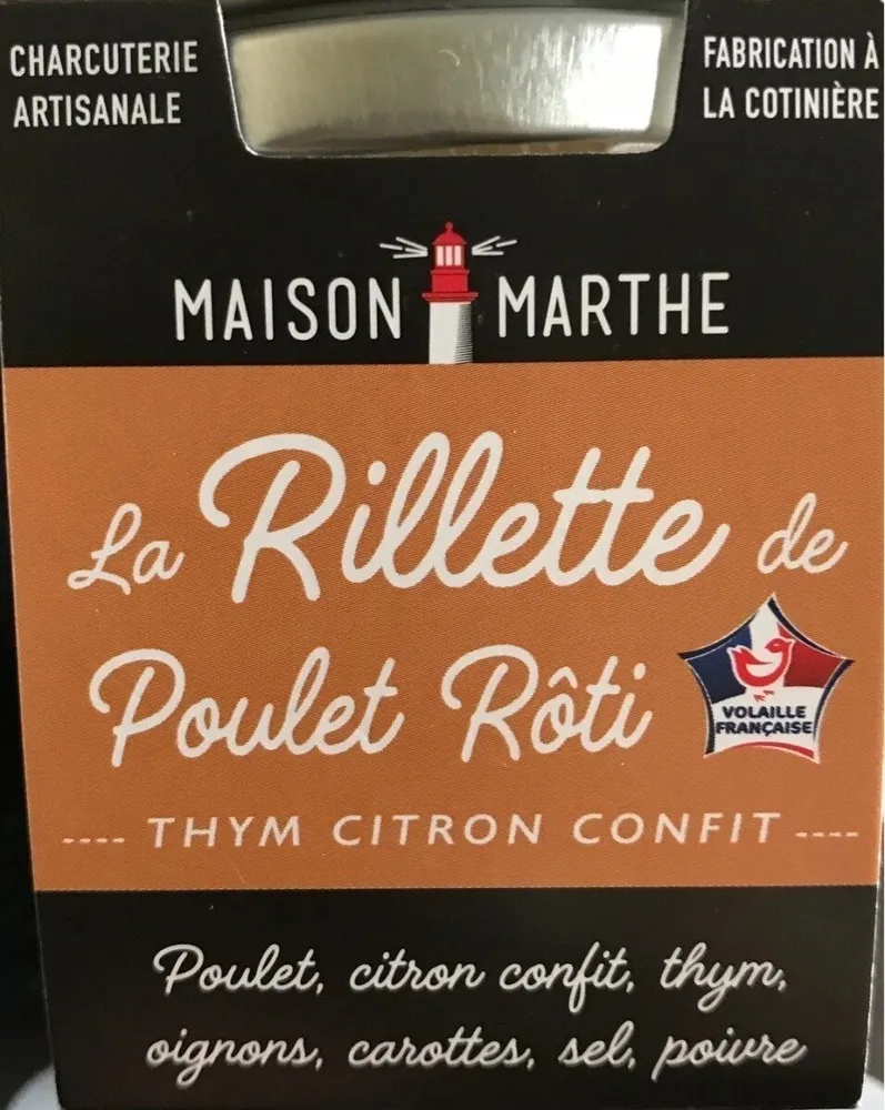La rillette de poulet rôti