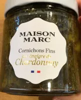 Cornichons au vinaigre de Chardonnay