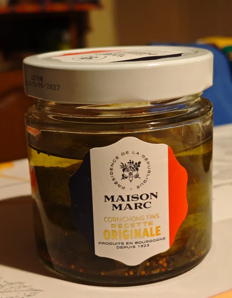 CORNICHONS FINS RECETTE ORIGINALE