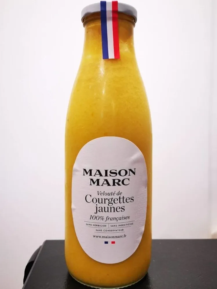 Velouté de courgettes jaunes
