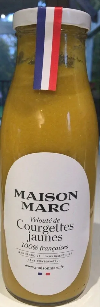 Velouté de courgettes jaunes