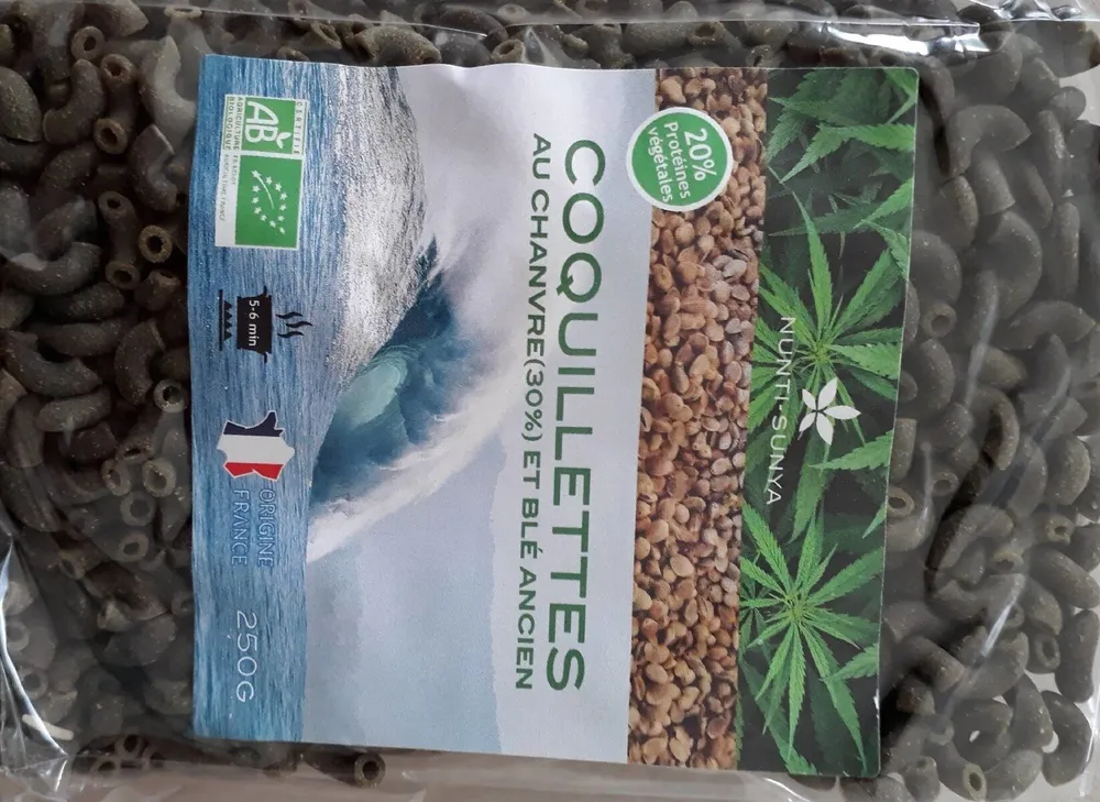 Coquillettes au chanvre et blé ancien