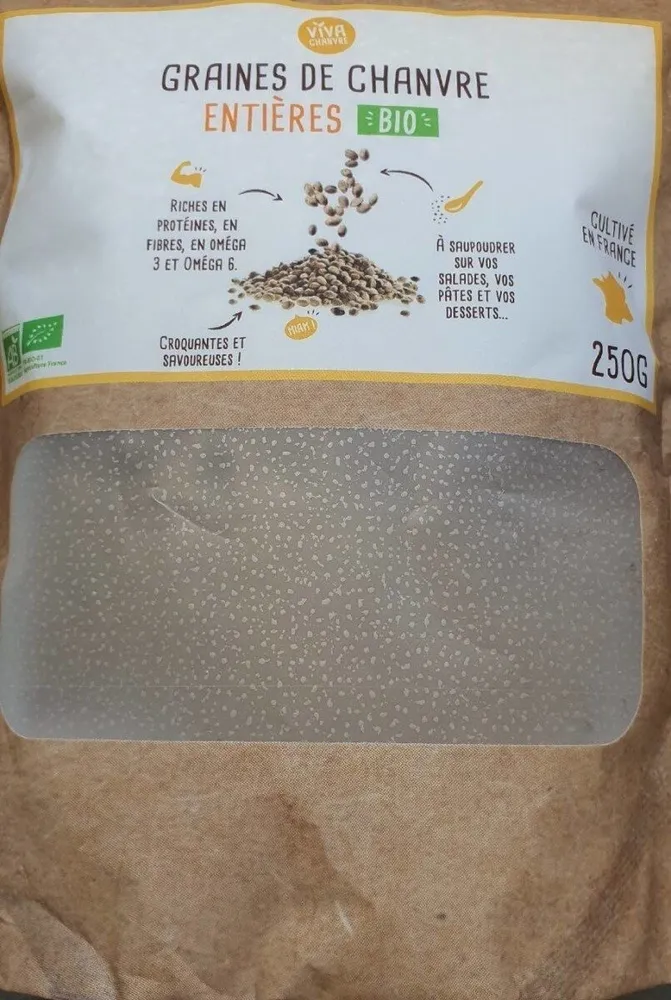 Graines de Chanvre ENTIÈRES BIO