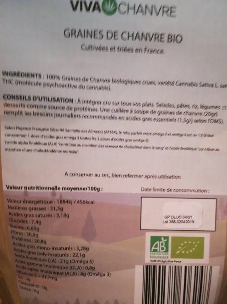 Chanvre bio
