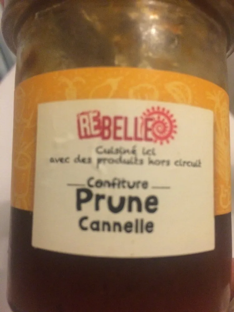 Confiture prune canelle