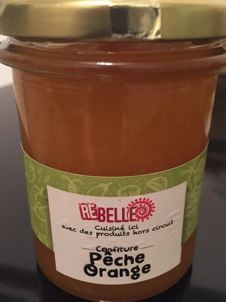 Confiture peche orange