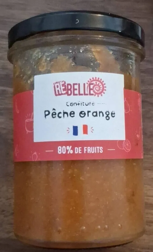 Confiture pêche orange