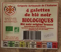 4 Galettes de blé noir