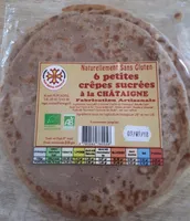 6 petites crêpes sucrées à la châtaigne