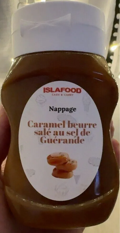 Nappage caramel beurre salé au sel de guerande