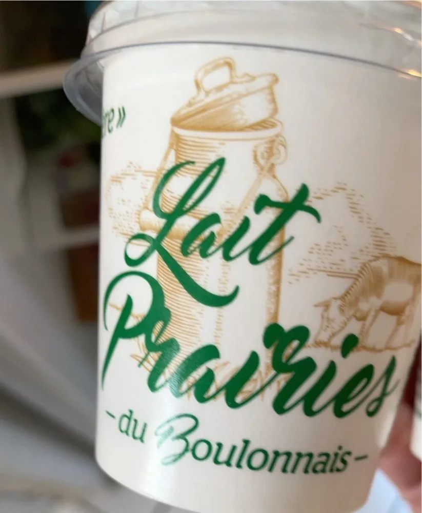 Lait prairies