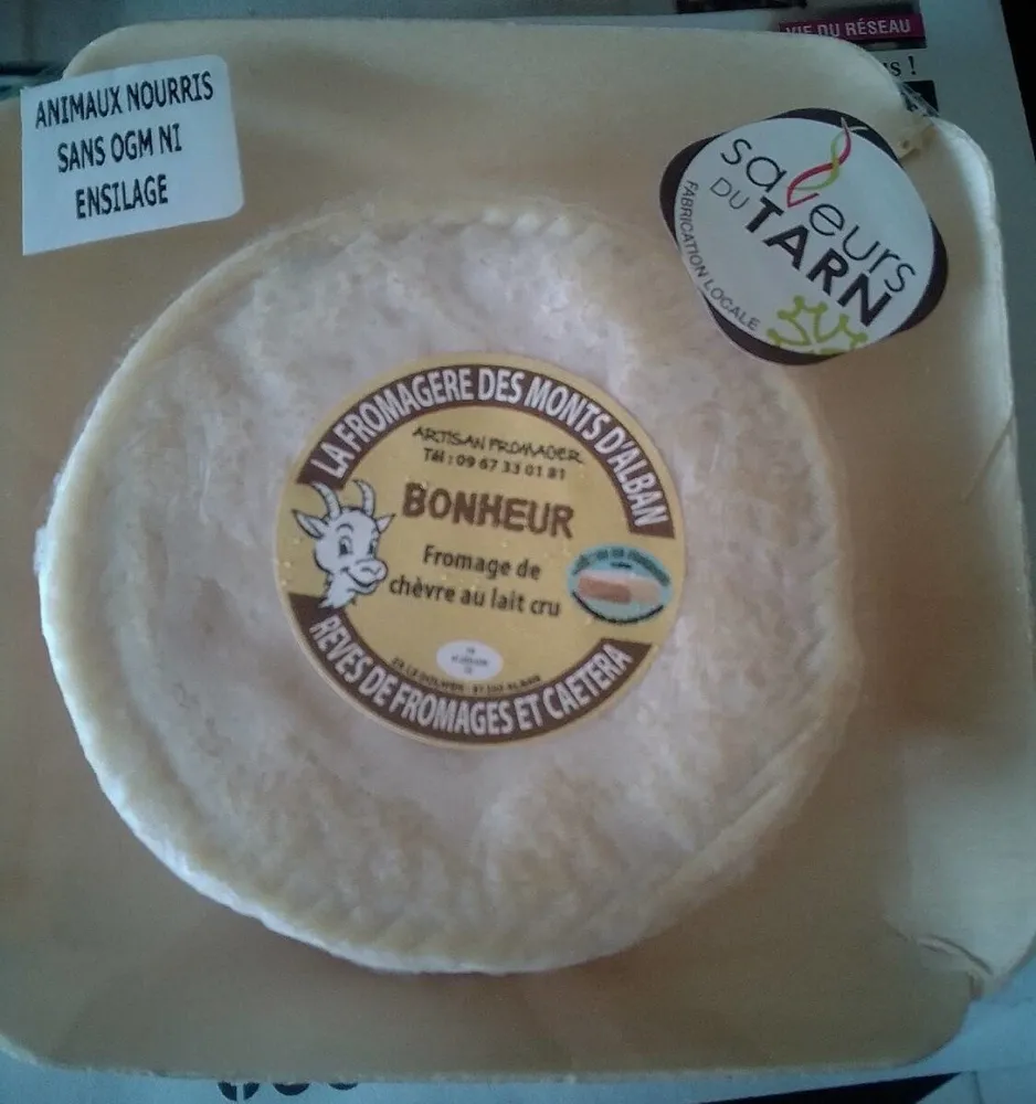 Bonheur Fromage de chèvre au lait cru