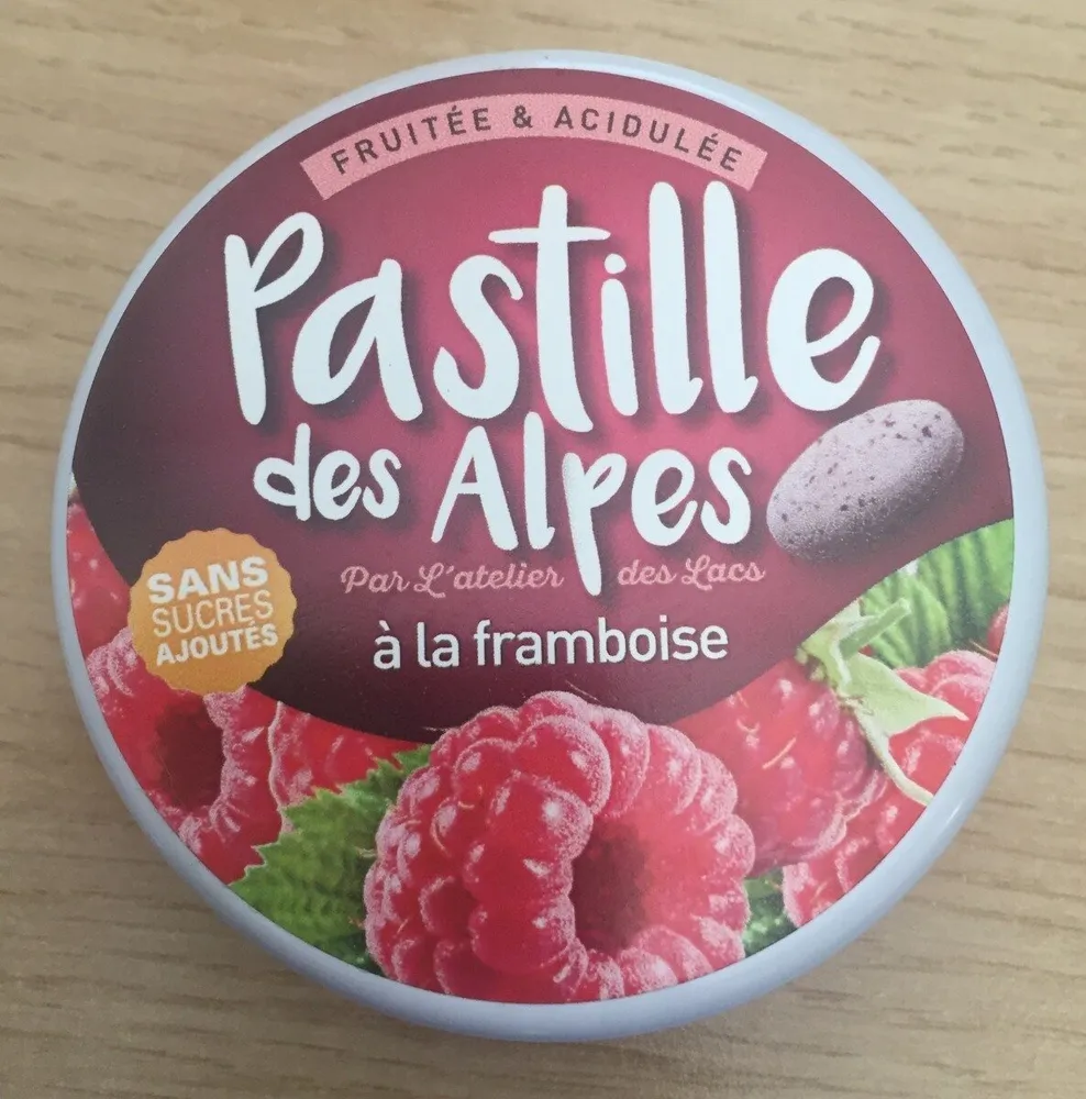Pastille des Alpes à la framboise