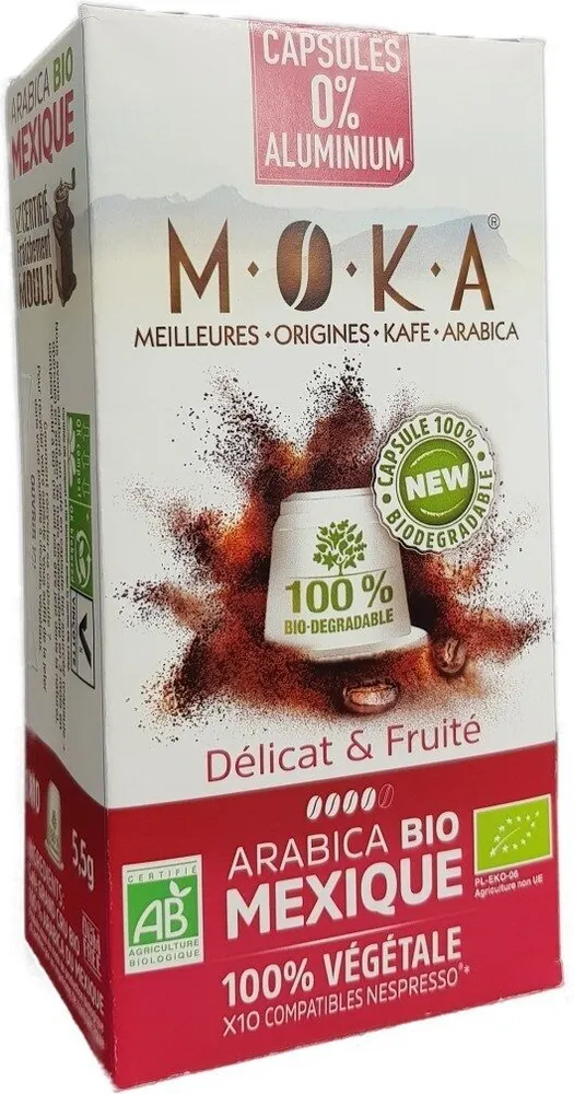 Café BIO Mexique x 10 capsules biodégradables