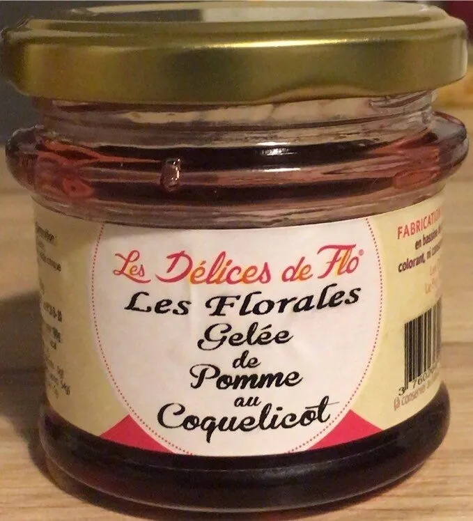 Gelée de pomme au coquelicot