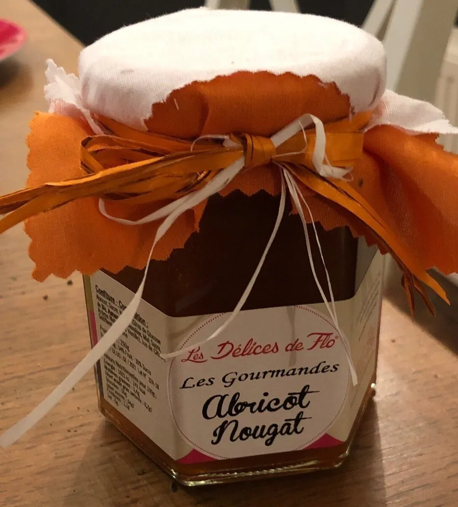 Confiture abricot nougat