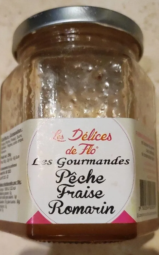 Les Gourmandes Pêche Fraise Romarin