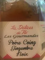 Les delices de Flo; Les Gourmandes, Poire Coing Gingembre Noix