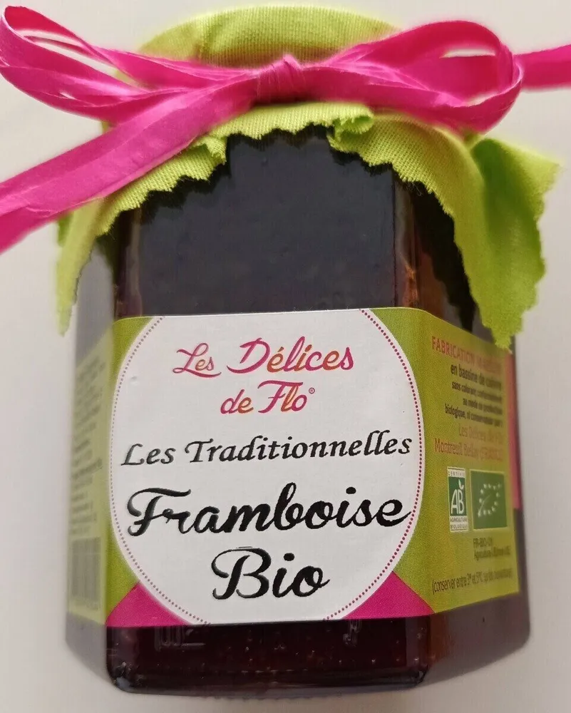 Confiture de framboise bio