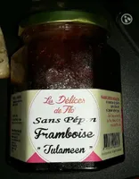 Confiture framboise sans pépin