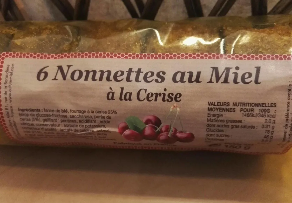 Nonnettes au Miel à la Cerise