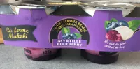 Yaourt fermier brasse aux myrtille