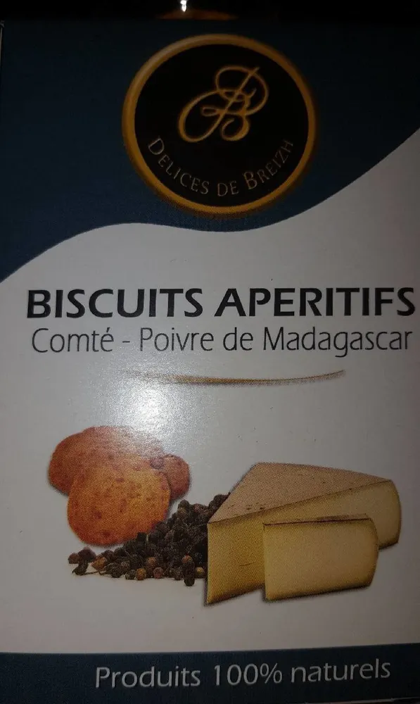 Biscuits apéritifs compté poivre