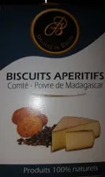 Biscuits apéritifs compté poivre