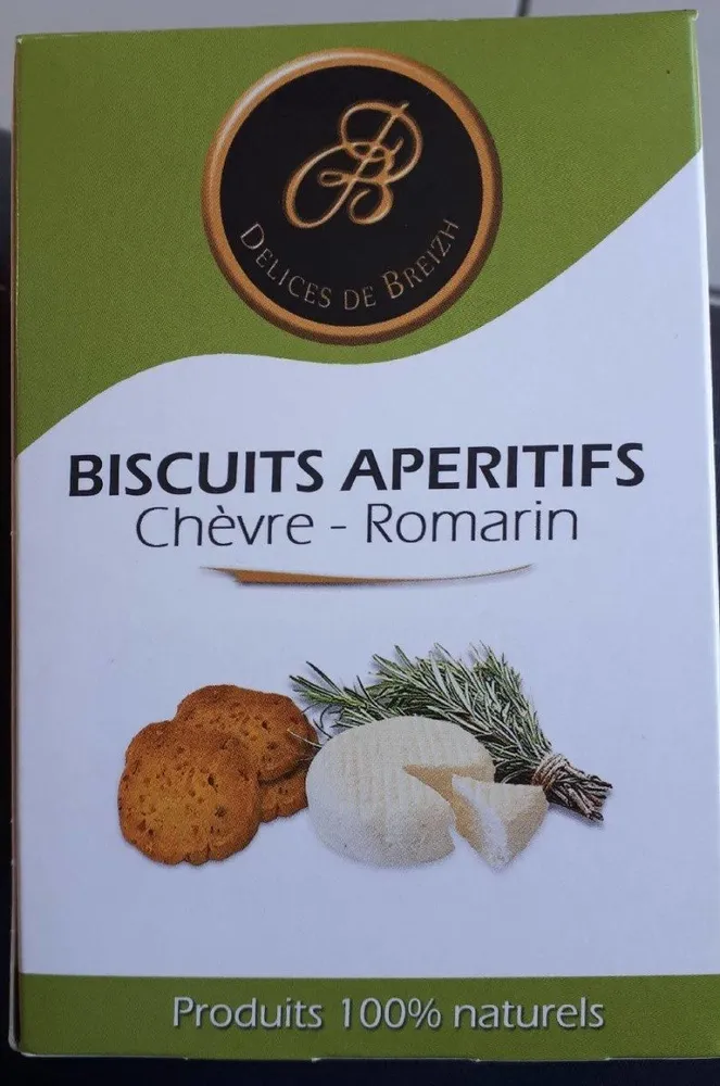 Biscuit apero -chevre et romarin