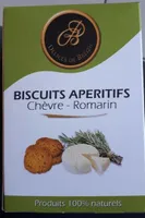 Biscuit apero -chevre et romarin
