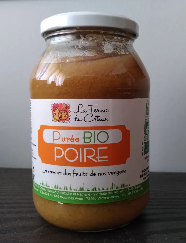 Purée Bio Poire