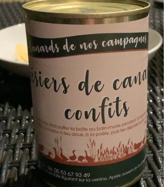 Gésiers de Canard confit