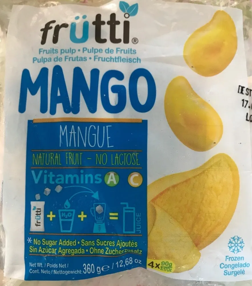 Frütti Mango-Pulpe de fruits