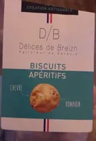 Biscuits aperitifs chèvre et romarin