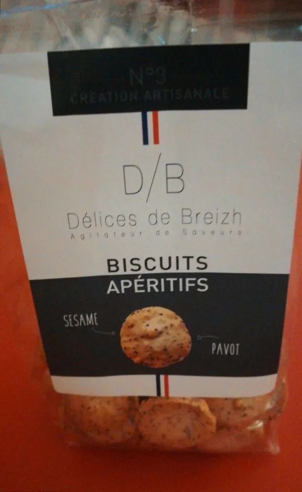 Biscuits apéritifs sésame pavot