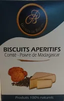 Biscuits apéritifs Comté - Poivre de Madagascar