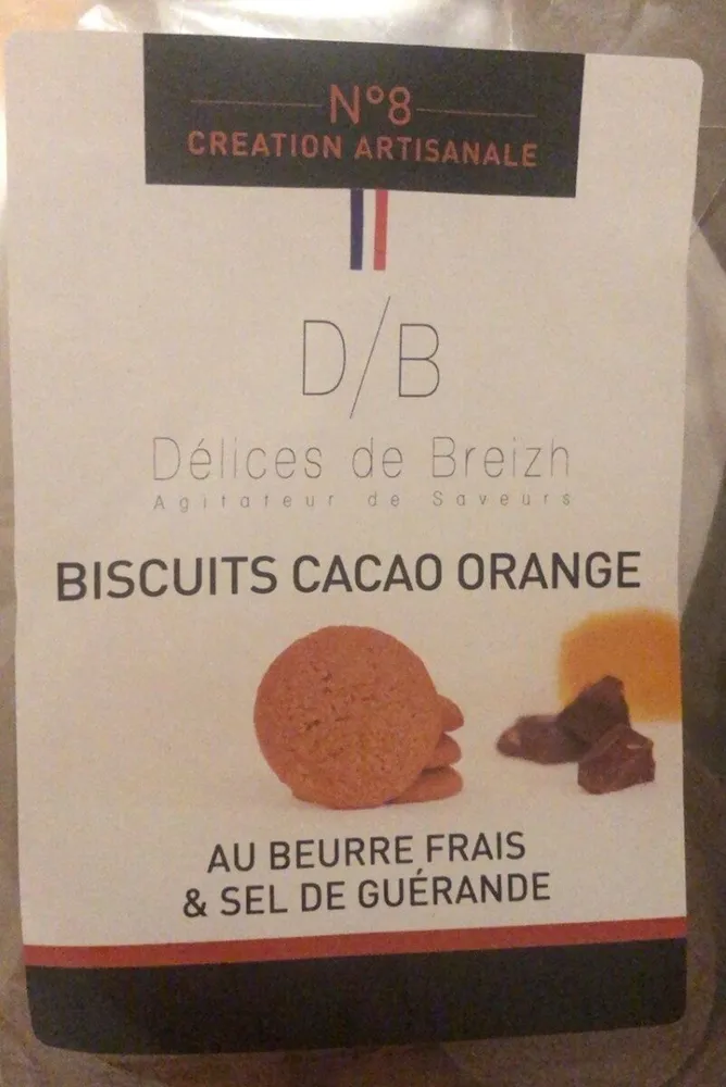 Biscuit cacao orange