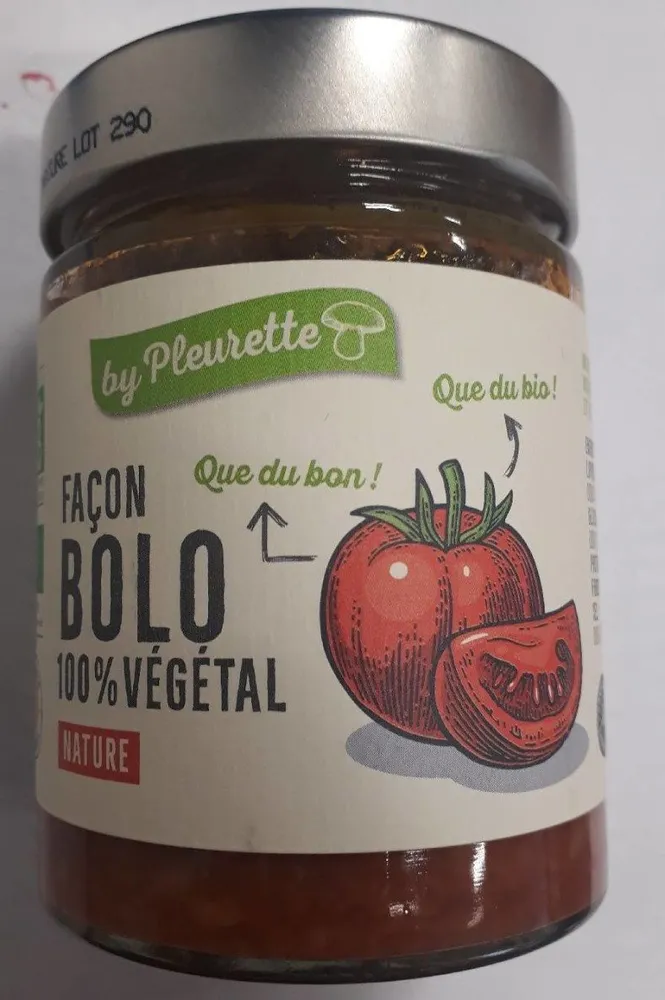 Façon bolo 100% végétal - Nature