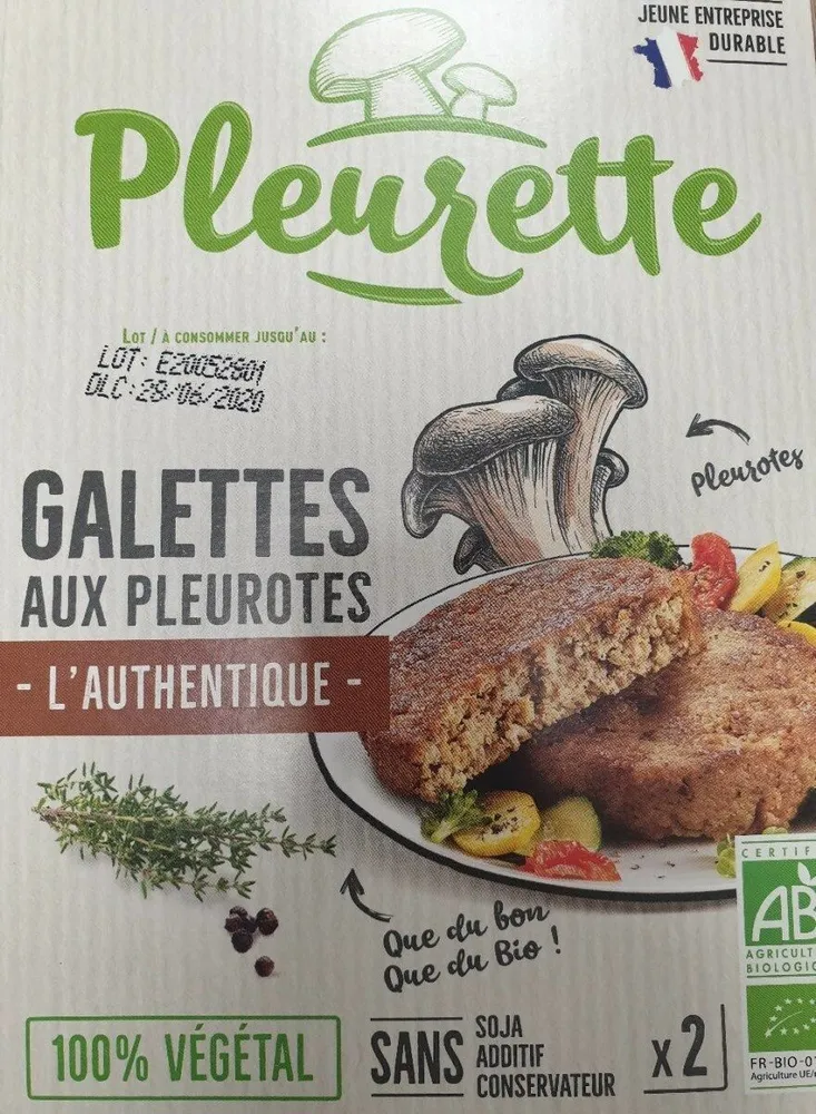 Galettes aux pleurotes