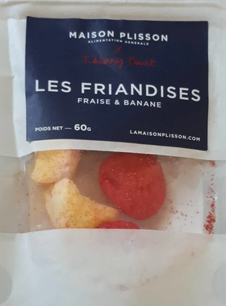 Friandises fraise banane