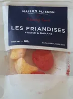 Friandises fraise banane