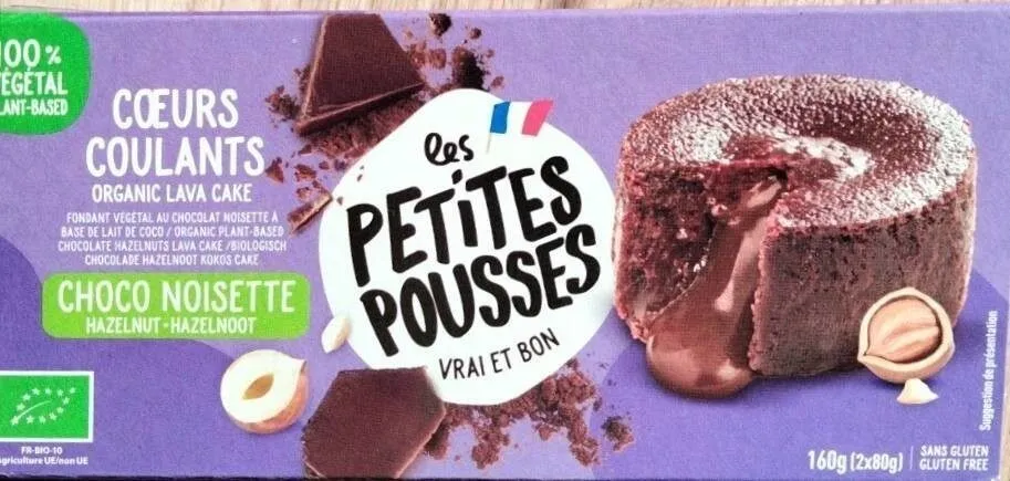 Coeurs coulants choco noisette